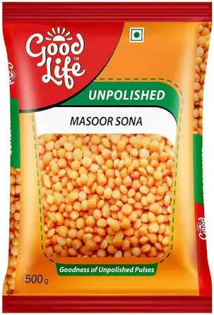 Good Life Unpolished Sona Masoor Dal 500 g